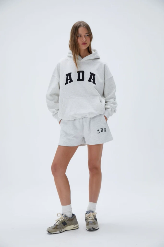 ADA Sweat Shorts - Light Grey Melange