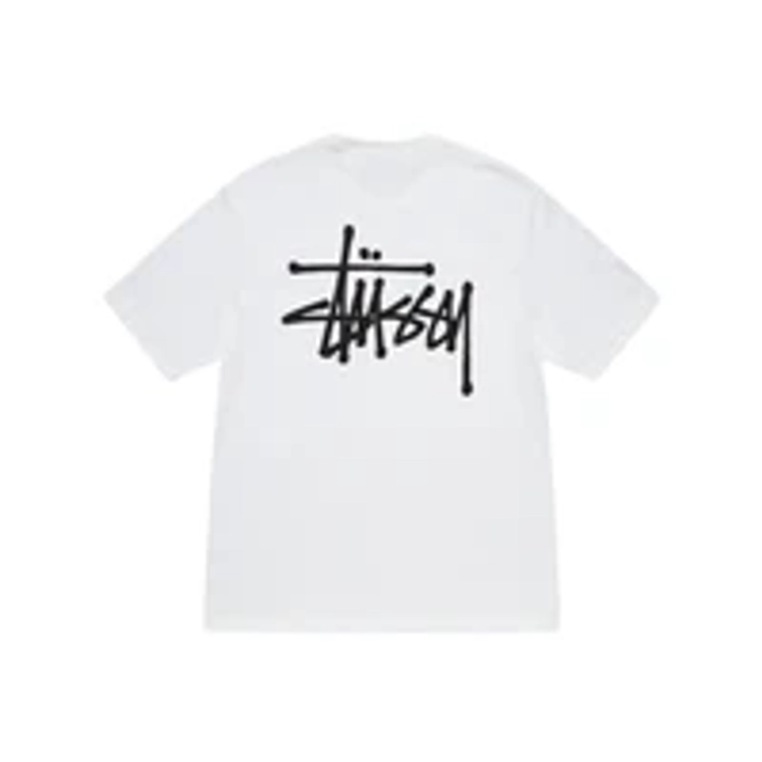 Stussy Basic T-Shirt - White exclusive at Remix