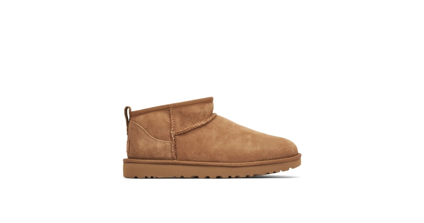 UGG Classic Ultra Mini Boot Chestnut Femme | 1116109-CHE | Laced