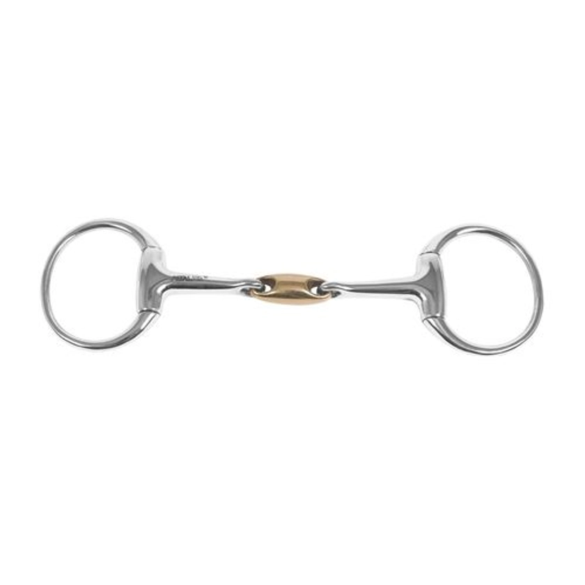 Metalab Double-Jointed with Oval Link Eggbutt Snaffle Bit | Dover Saddlery