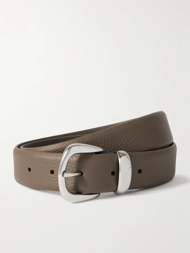 ANDERSON'S Textured-leather belt | NET-A-PORTER
