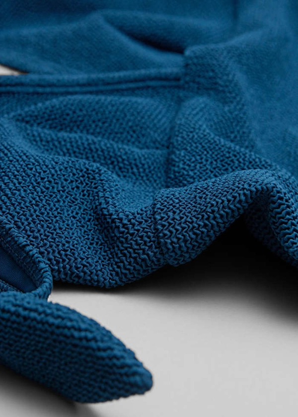 Maillot de bain à nœuds - Bleu - Swimsuits - & Other Stories FR