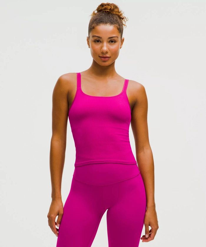 Ebb to Street Scoop-Neck Cropped Tank Top *Light Support, B/C Cup | Women's Sleeveless & Tank Tops | lululemon