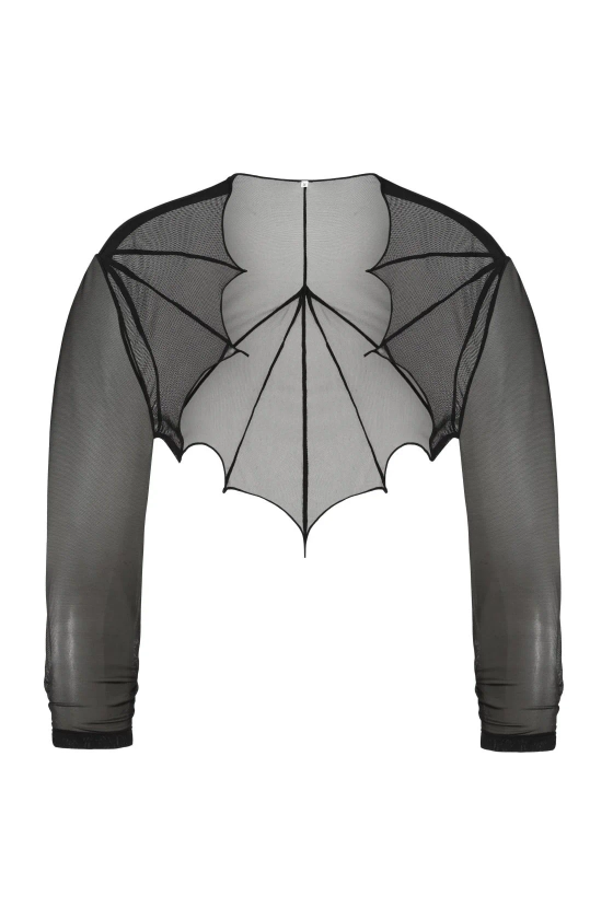 Necessary Evil Cybele Mesh Bat Wing Effect Bolero