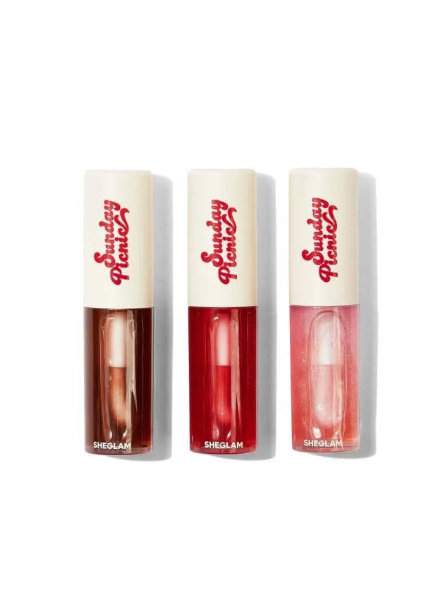 Sunday Picnic Layer cake Lip Oil Set