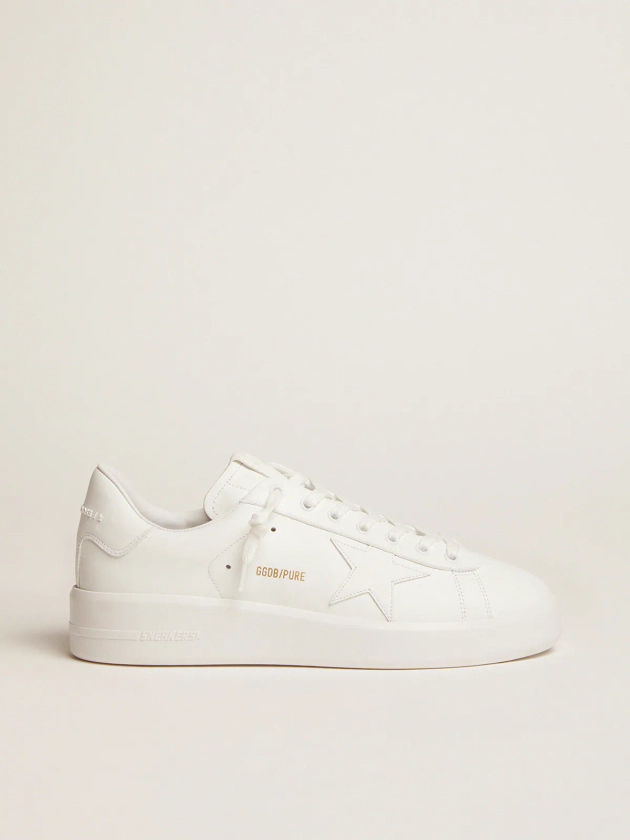 Women’s Purestar sneakers in white leather | Golden Goose