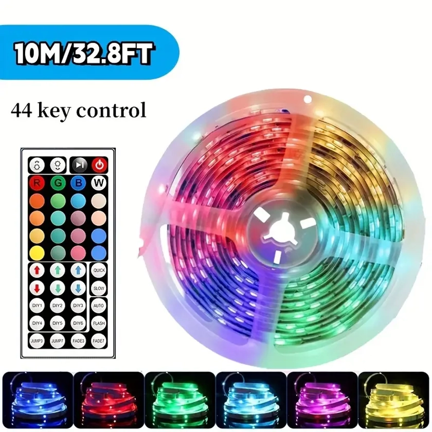 Rgb5050led Strip 44 Key - Temu