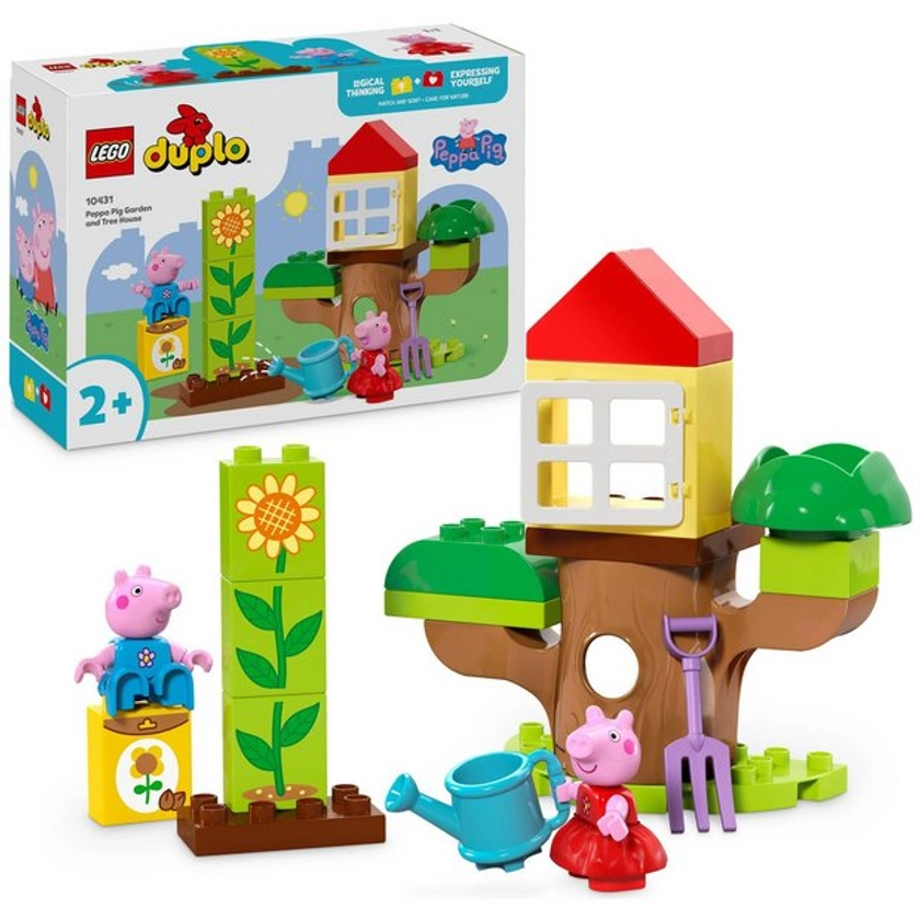 Buy LEGO DUPLO Peppa Pig Garden and Tree House Toddler Toy 10431 | Early learning toys | Argos
