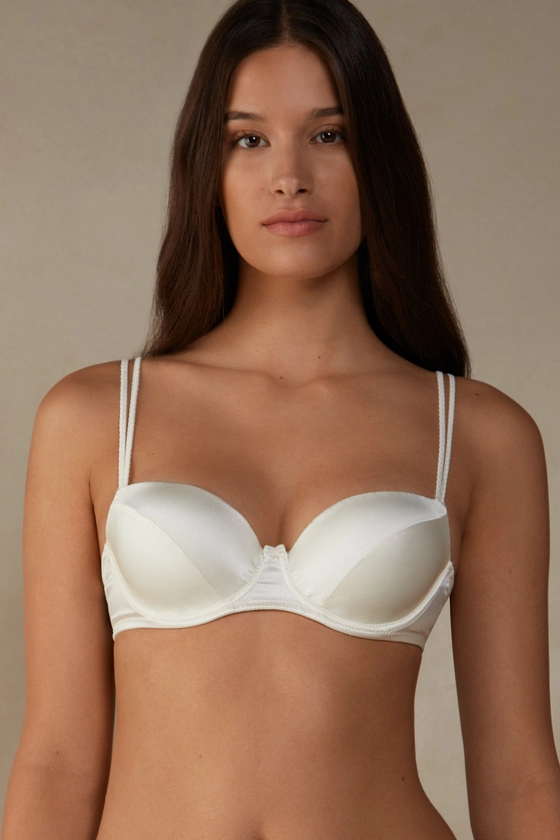 Sofia Natural Lift Balconette Bra in Silk - Intimissimi