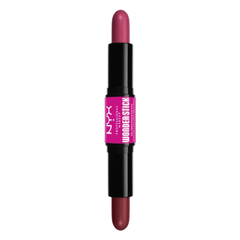NYX Professional Makeup | Wonder Stick Crayon Duo Blush - Deep Magenta + Ginger - Multi-color