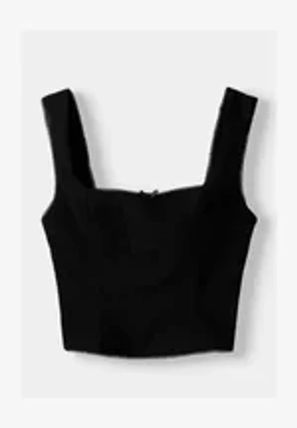 WITH BOW DETAIL - Blouse - black