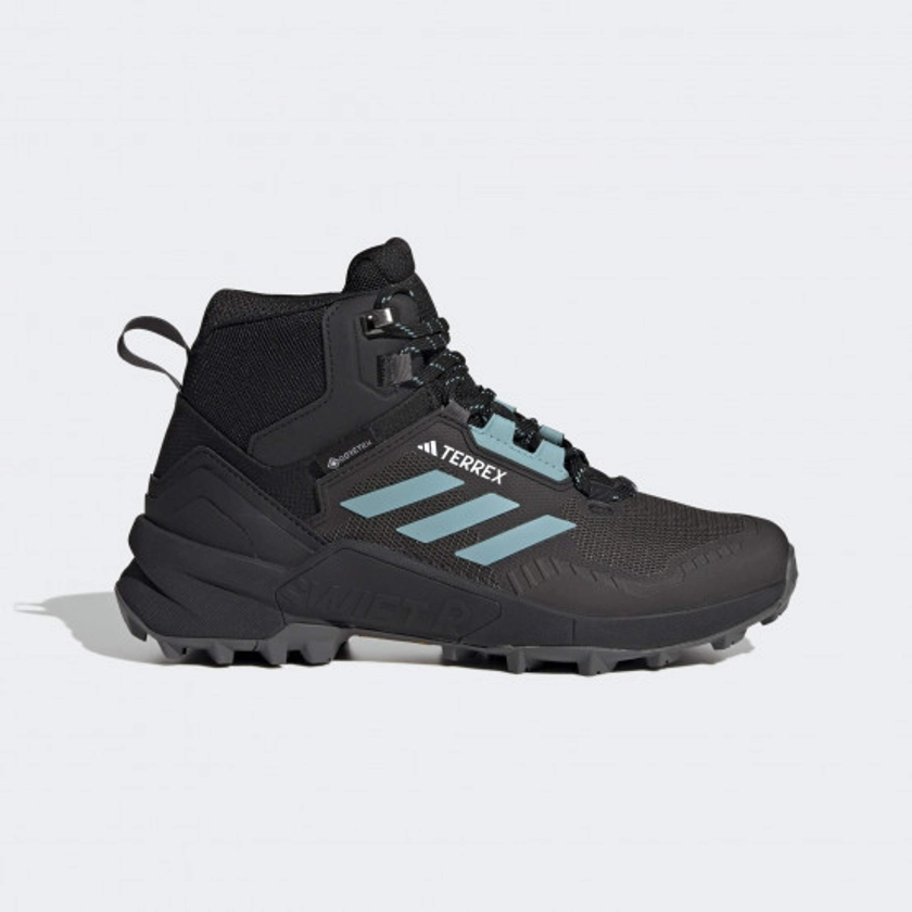 adidas Terrex Swift R3 Mid GORE-TEX Hiking Shoes Core Black / Mint Ton / Grey Five HP8712