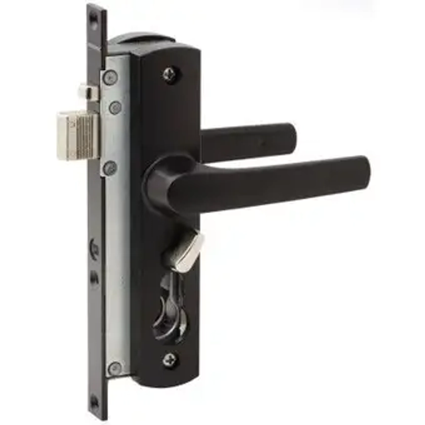 Whitco Tasman MK2 Security Door Lock Black - No Cylinder