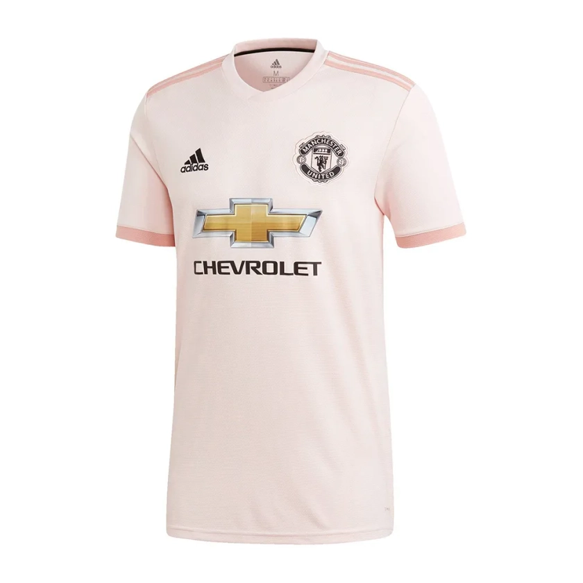 FOOTBALL Adidas MANCHESTER UNITED AWAY 17/18 - Jersey - Men's - pink private sale on Private Sport Shop