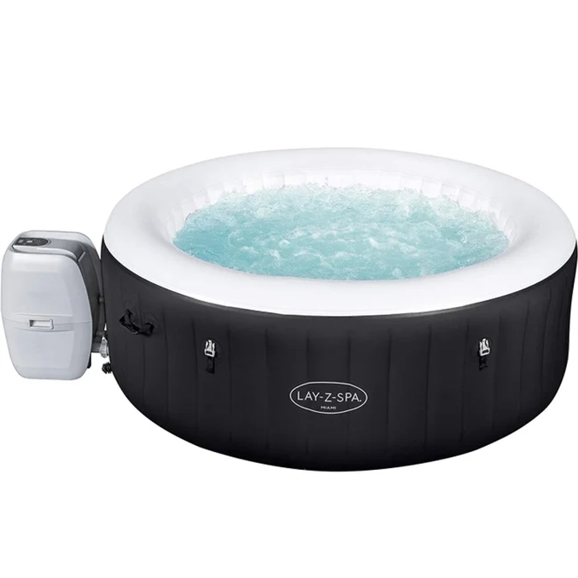 Lay-Z Spa AirJet Miami 4 Person Inflatable Hot Tub 60001 | Appliances Direct