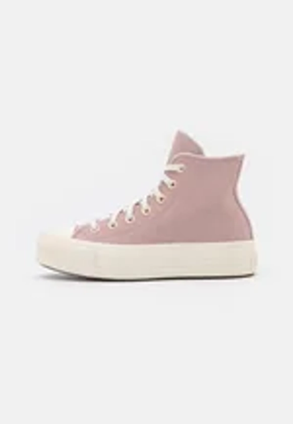 Converse CHUCK TAYLOR ALL STAR LIFT - Baskets montantes - stone mauve/egret/rose - ZALANDO.FR