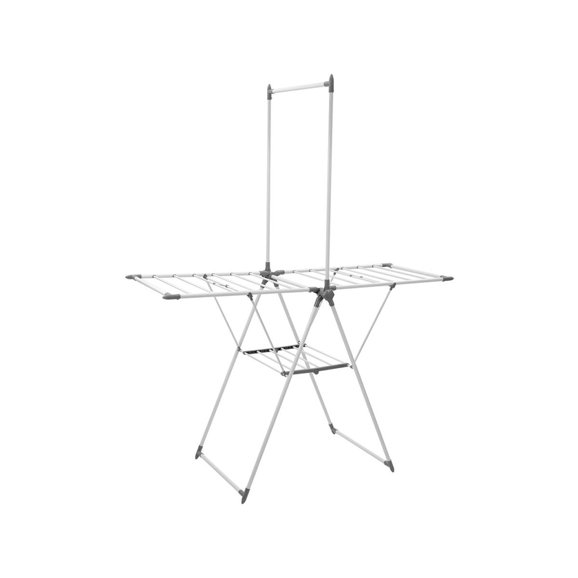 Practa Foldable Clothes Airer With Hanging Rack