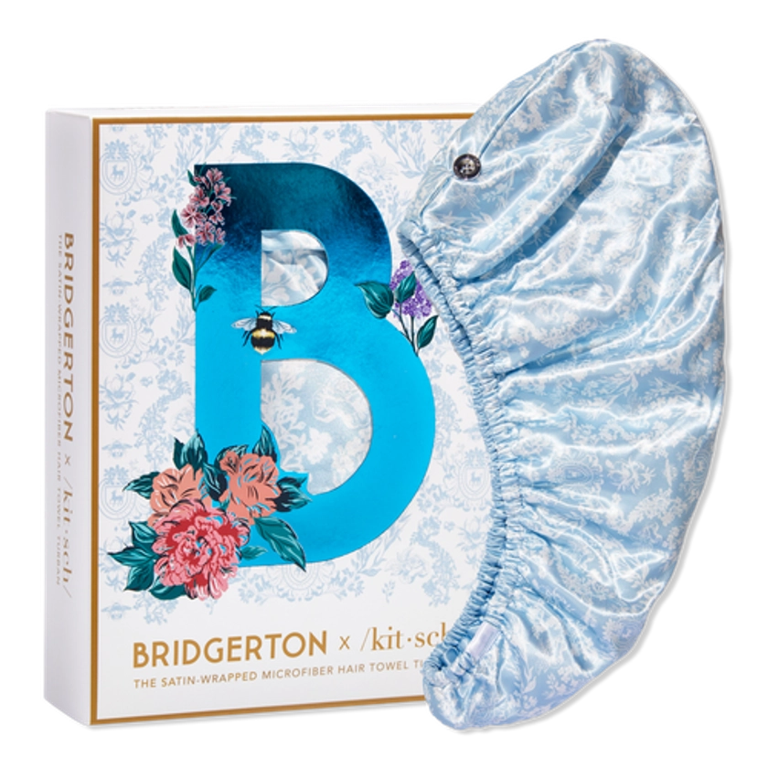 Bridgerton x Kitsch Satin Wrapped Hair Towel