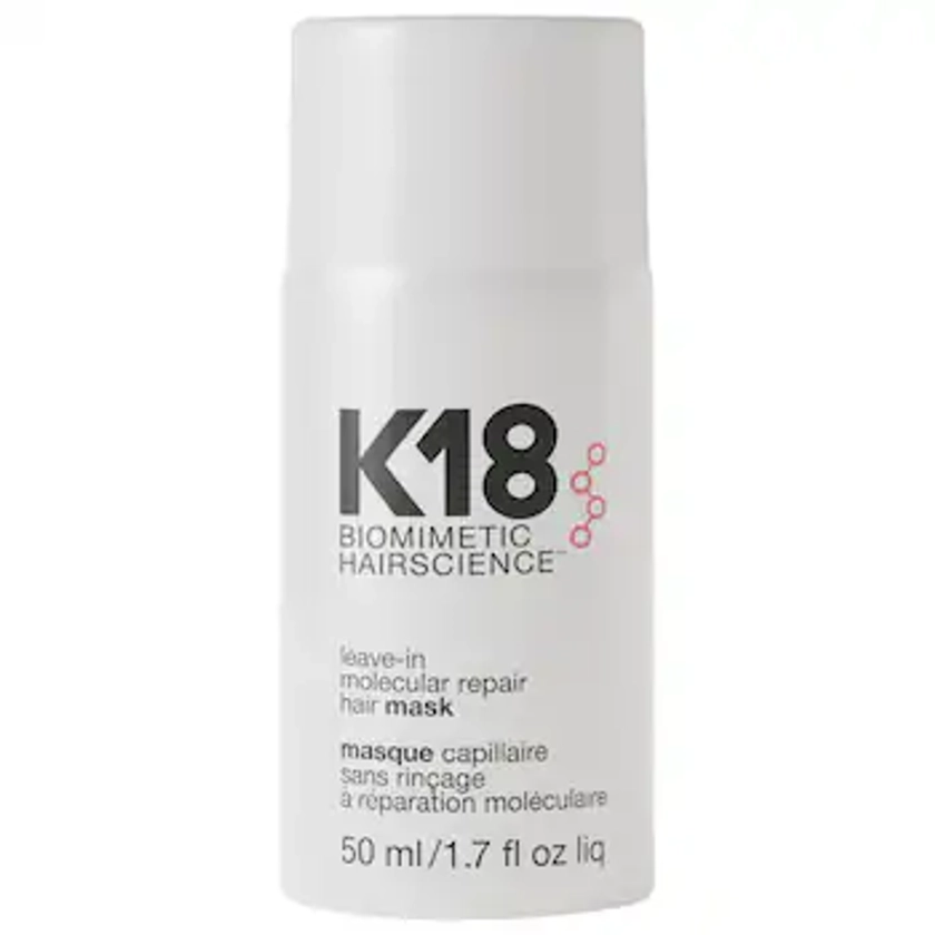 Leave-in Molecular Repair Hair Mask - K18 Biomimetic Hairscience | Sephora