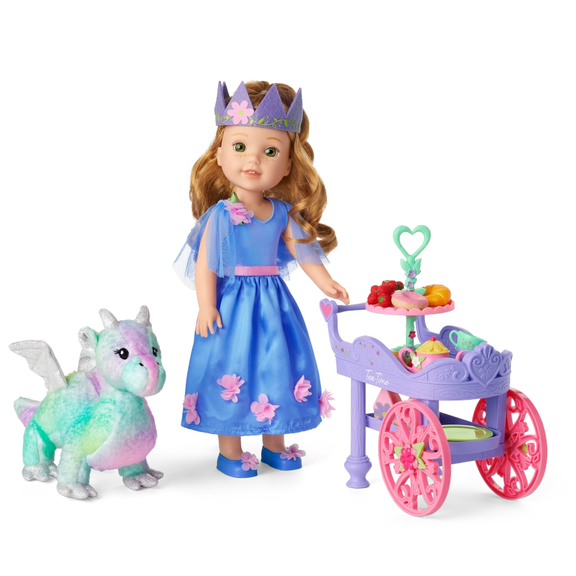 Princess Outfit, Tea Cart & Crisella™ the Dragon | American Girl®