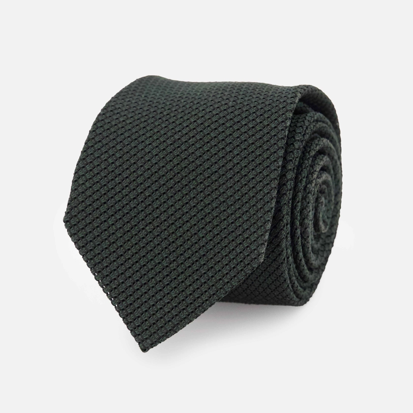Grenalux Hunter Green Tie | Silk Ties | Tie Bar
