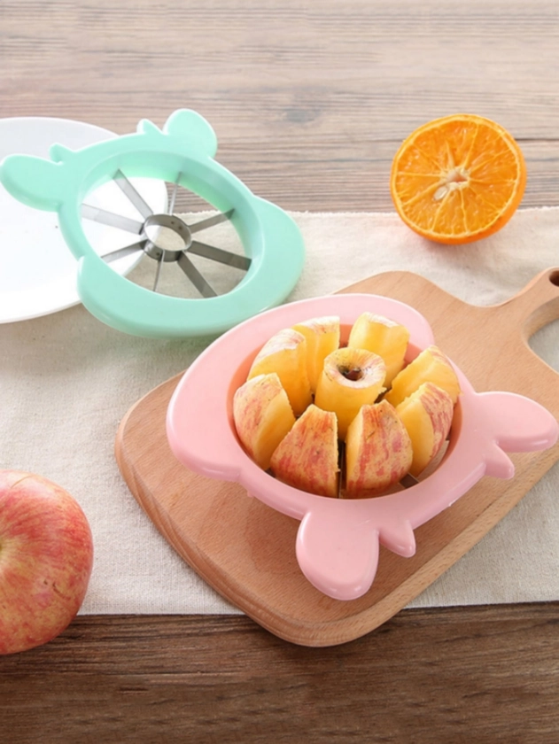 1pc Upgrade Your Kitchen with this Stainless Steel Apple Corer & Divider - The Perfect Fruit Cutting Tool!