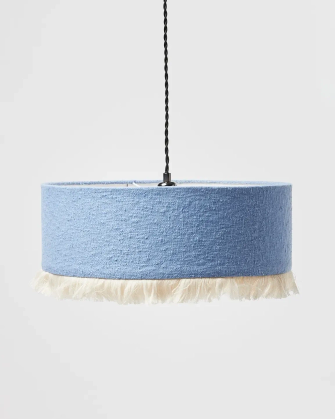 Alma Boucle Pendant Lampshade | Oliver Bonas