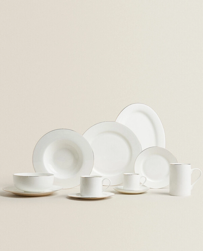 LOUÇA BONE CHINA COM FIO