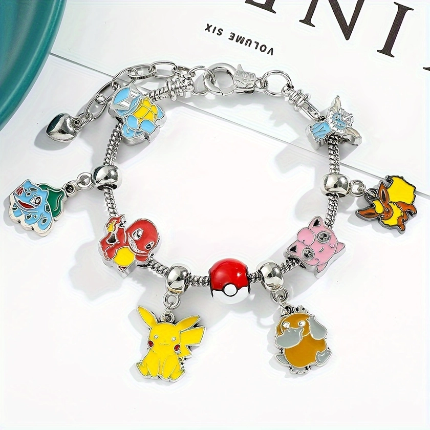 Pokémon bracelet jewelry Pikachu cute cartoon doll toy birthday gift Christmas decorations Thanksgiving party gifts Spring Festival gift Valentine's D