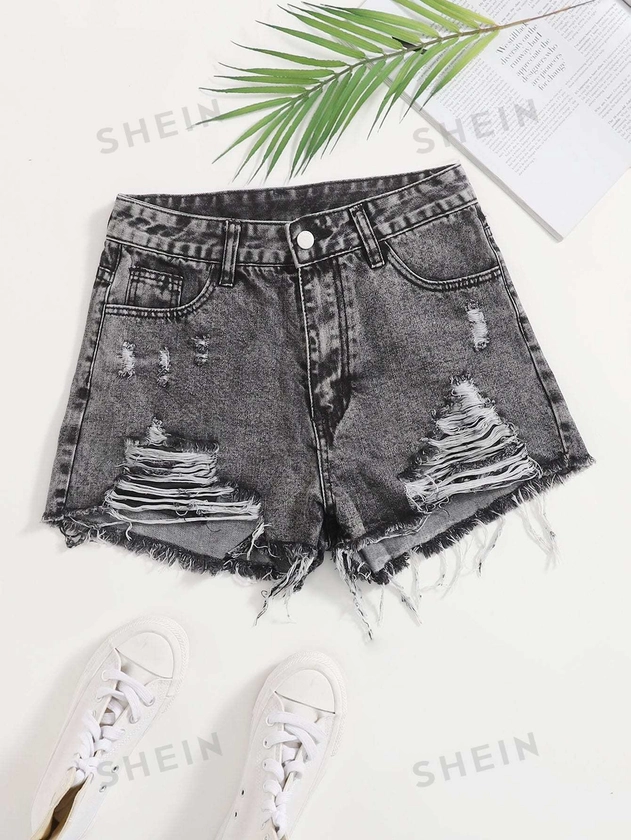 Women Denim Shorts | SHEIN UK