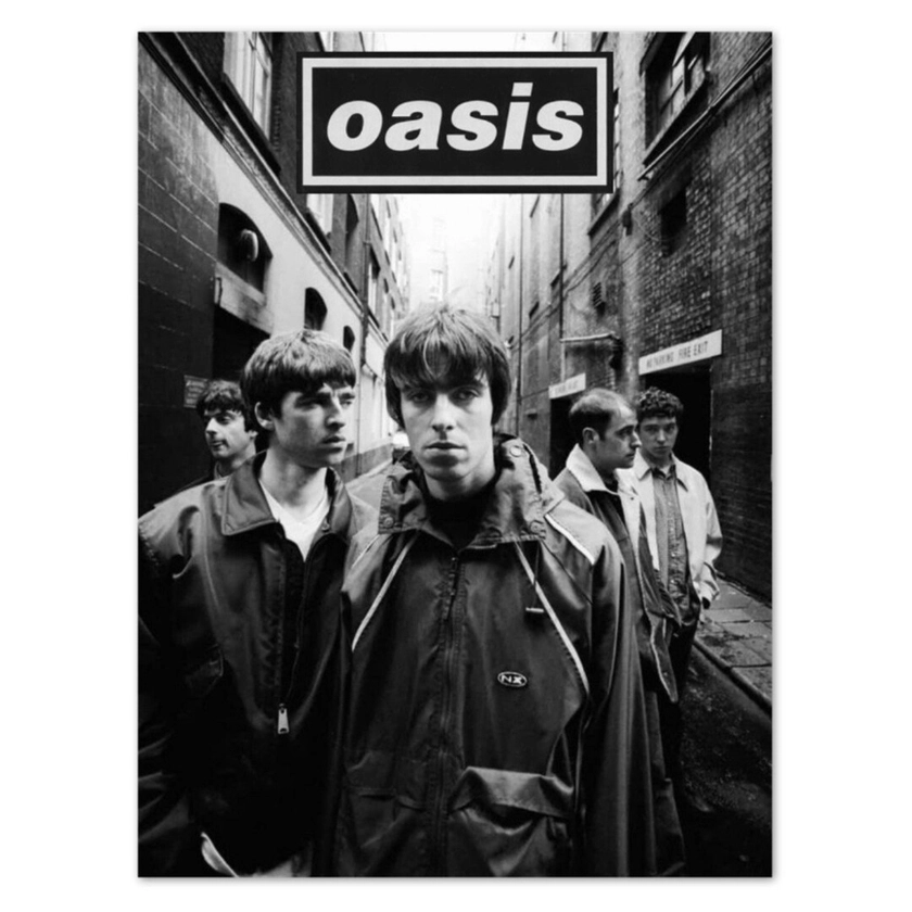 Oasis Poster - Limited Edition Print - 90s indie rock poster - Multiple Sizes