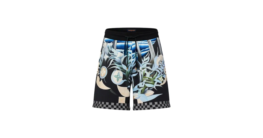 Les collections de Louis Vuitton : Short en jersey de coton technique