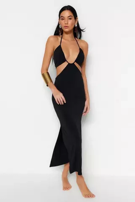 Black Strapless Dress