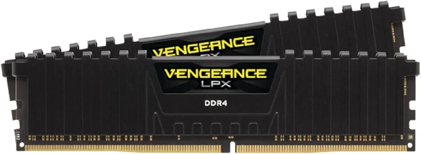 Corsair VENGEANCE LPX DDR4 RAM 32Go (2x16Go) 3200MHz CL16 Intel XMP 2.0 Mémoire d'ordinateur - Noir (CMK32GX4M2E3200C16)