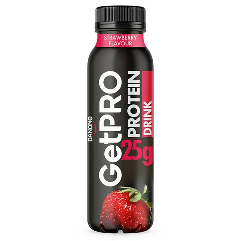 GetPro Strawberry High Protein Yoghurt Drink 300g | Sainsbury's