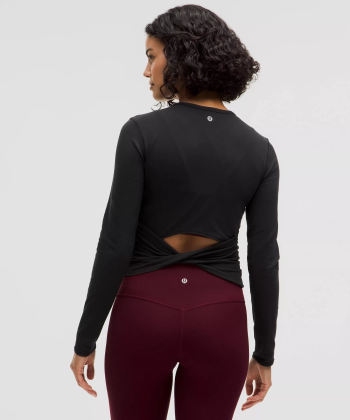 All It Takes Back-Twist Ribbed Long-Sleeve Shirt | Women's Long Sleeve Shirts | lululemon