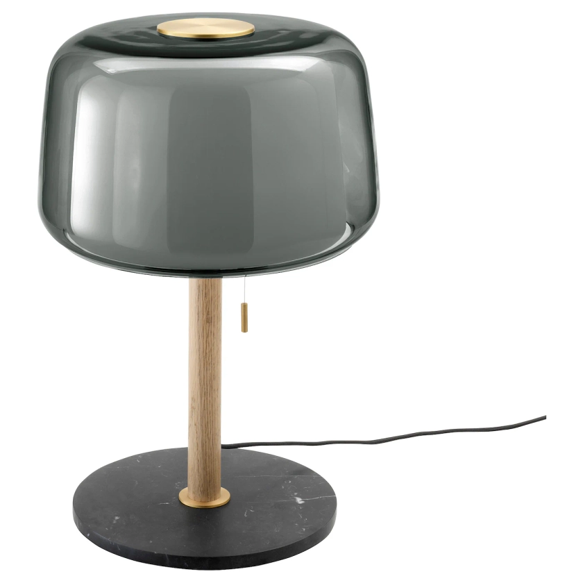 EVEDAL Lampe de table, marbre gris, gris - IKEA