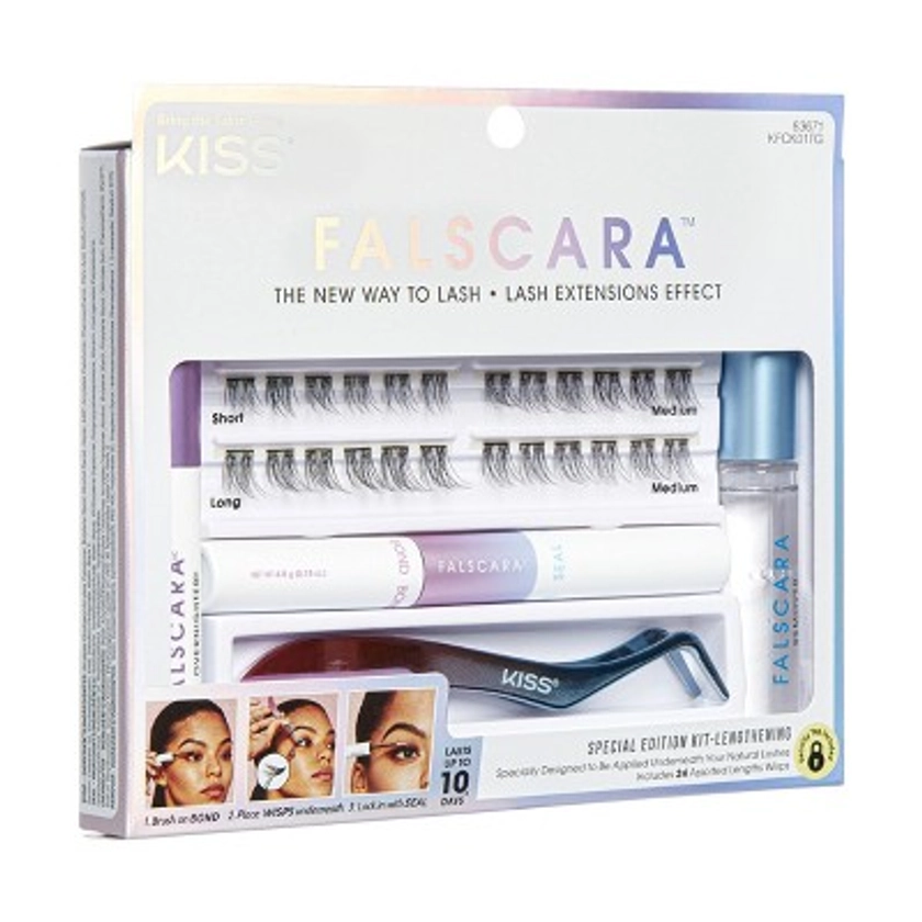 KISS Products Falscara Complete DIY Eyelash Extension Kit - 28ct