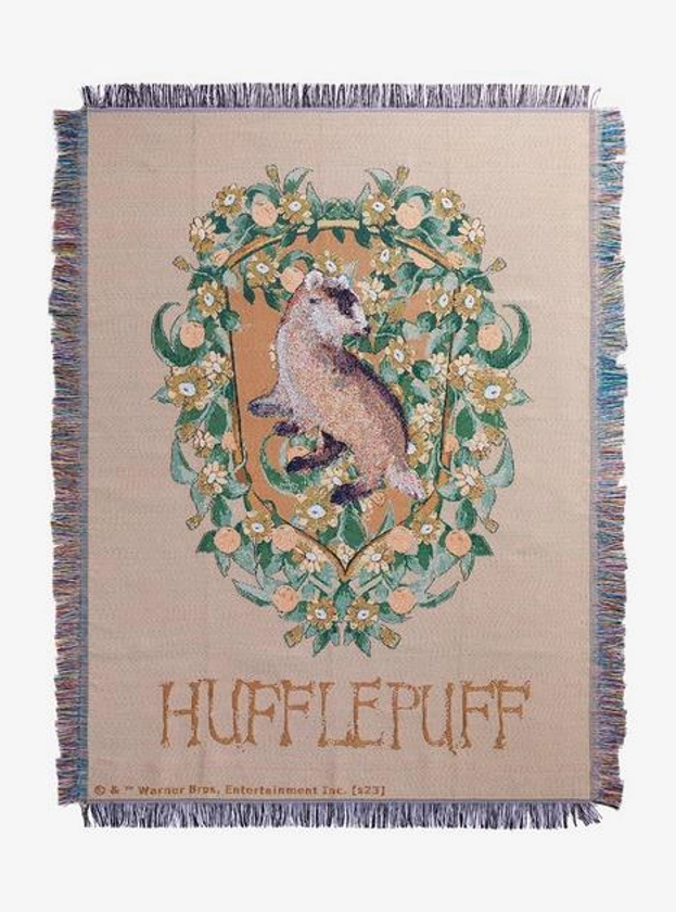 Harry Potter Hufflepuff Tapestry Throw | BoxLunch