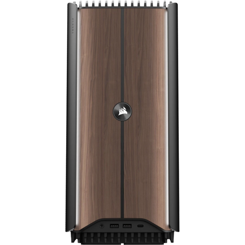 CORSAIR ONE i500 PC – Wood Dark: Liquid Cooled Intel Core i9-14900K and NVIDIA RTX 4090, 2TB M.2 SSD, 64GB DDR5, Win11 Pro