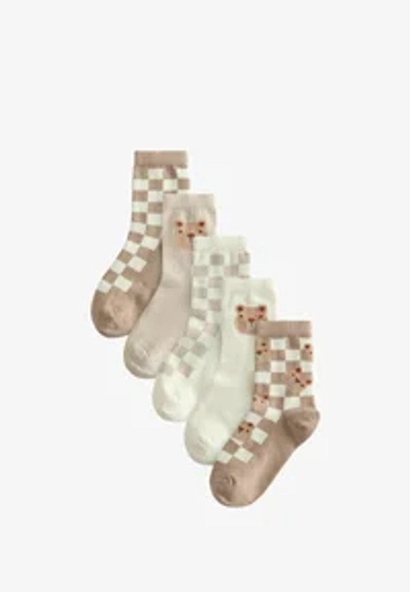 Next RICH 5 PACK - REGULAR FIT - Chaussettes - neutral bears/beige - ZALANDO.FR