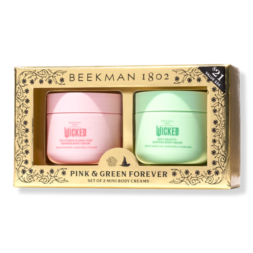 Beekman 1802 x Wicked Pink & Green Forever Whipped Body Cream Gift Set - Beekman 1802 | Ulta Beauty