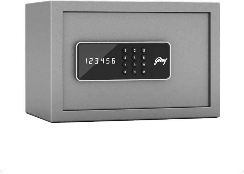Godrej Security Solutions Forte Pro 10 Litres Digital Electronic Safe Locker for Home & Office with Motorized Locking Mechanism (Light Grey) : Amazon.in: Home Improvement