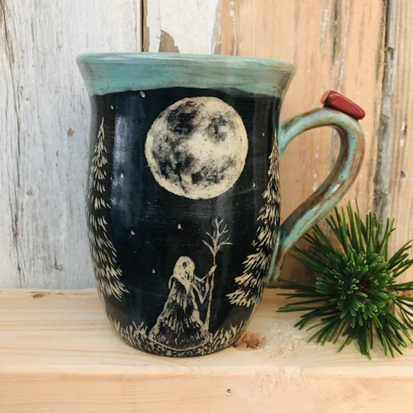 Witch Full Moon Mug (Made to order)