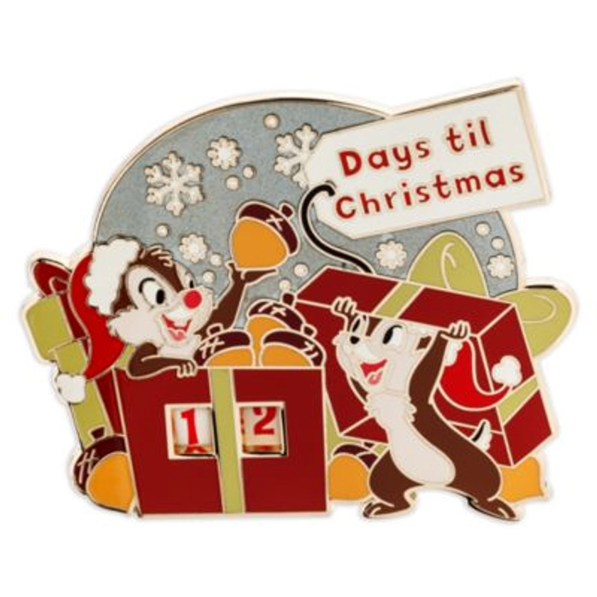 Pin's broche Tic et Tac compte à rebours de Noël 2024 en édition limitée | Disney Store