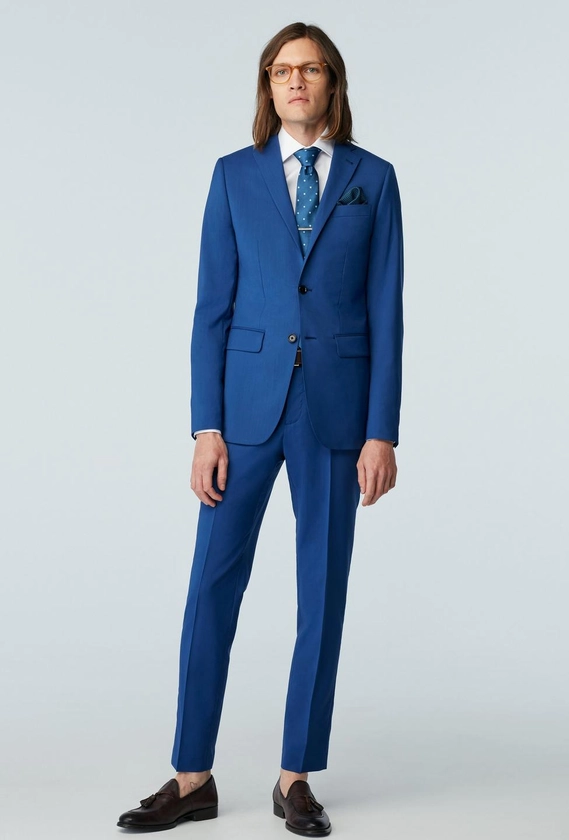 Custom Suits Made For You - Milano Deep Blue Suit | INDOCHINO