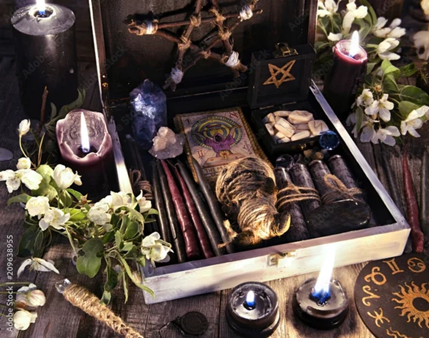 Enchanted Mystery Witch Craft parcel  Kit - Perfect for Beginner Witches with a Surprising Box Array of Supplies.