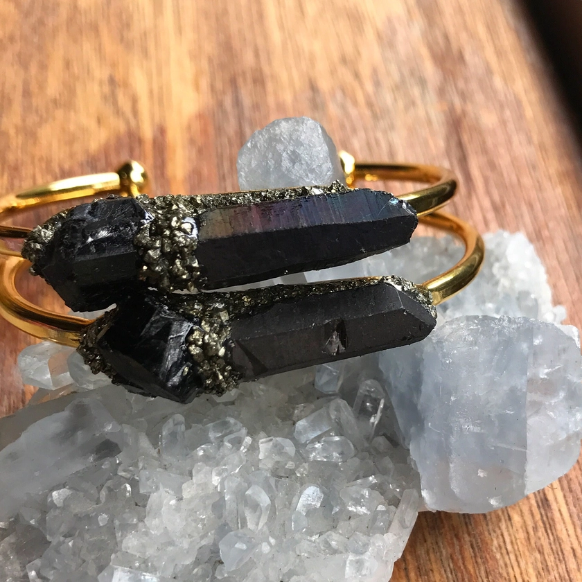 Black tourmaline birthday gifts for her, black gemstone bracelet for women, birthstone jewelry for mom, boho, 40th, 60th, best friend gifts