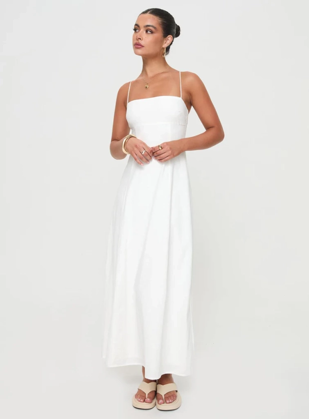 Brightwell Maxi Dress White