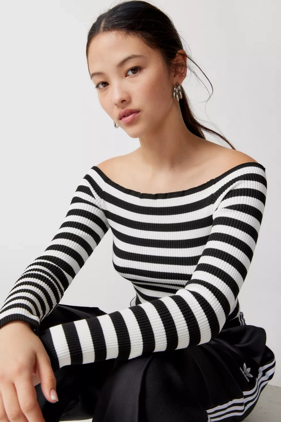 UO Silence + Noise Berlin Off-The-Shoulder Sweater